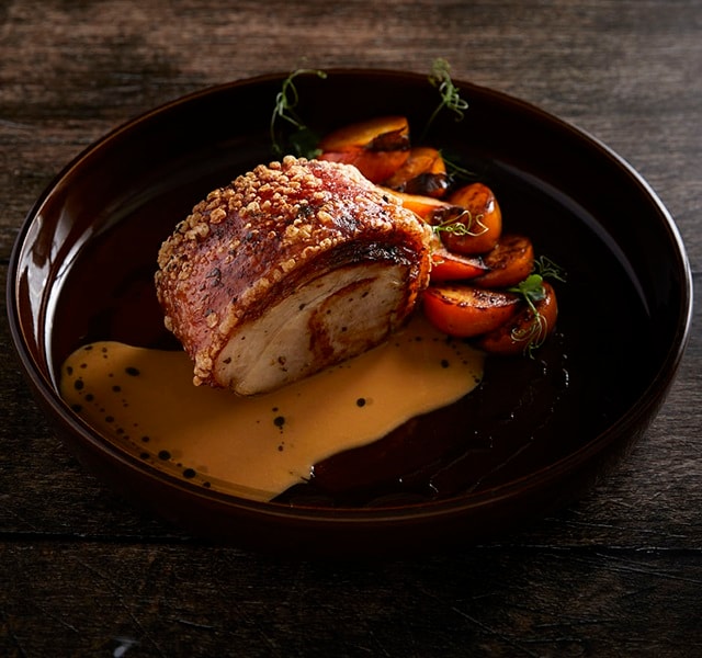 Χοιρινό Ψητό σε Σάλτσα Λωτού